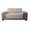 Vianney Juego De 3 Cubresillones Beige Vianney Doble Vista