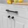 Amerdeco 10 Pack Matte Black Cabinet Pulls 5 Inch(128MM) Hole
