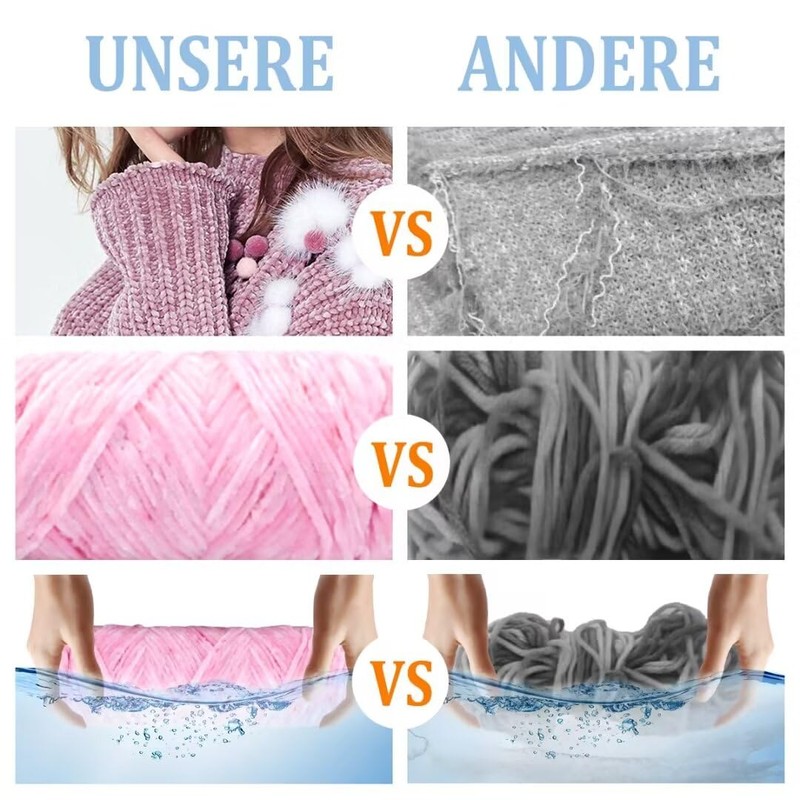 Maxee 300 g (3 x 100 g) Velvet Baby Wool,
