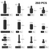 260Pcs Nuts and Bolts Assorted Set Standoff Screw Nut Assorted
