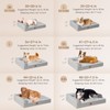 EHEYCIGA Orthopedic Dog Bed Medium Size Dogs, Memory Foam Dog
