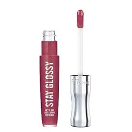 Rimmel Stay Glossy Lip Gloss - Non-Sticky and Lightweight Formula for Lip Color and Shine - 340 Captivate Me!, .18oz