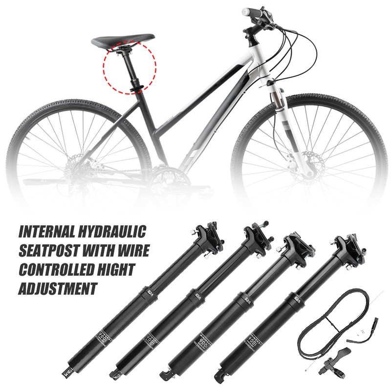 30.9mm/31.6mm Mountain Bike Seatpost with Adjustable Height MTB Cable Controlled