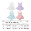 FYMNSI Newborn Baby Girl 1st Birthday Outfit Lace Dress Sleeveless