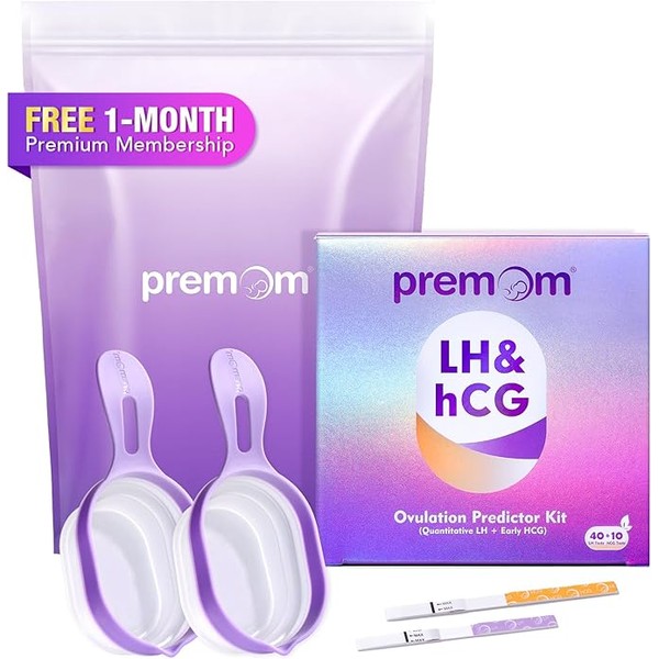 Premom Quantitative Ovulation & Pregnancy Test Kit: 40 LH Strips
