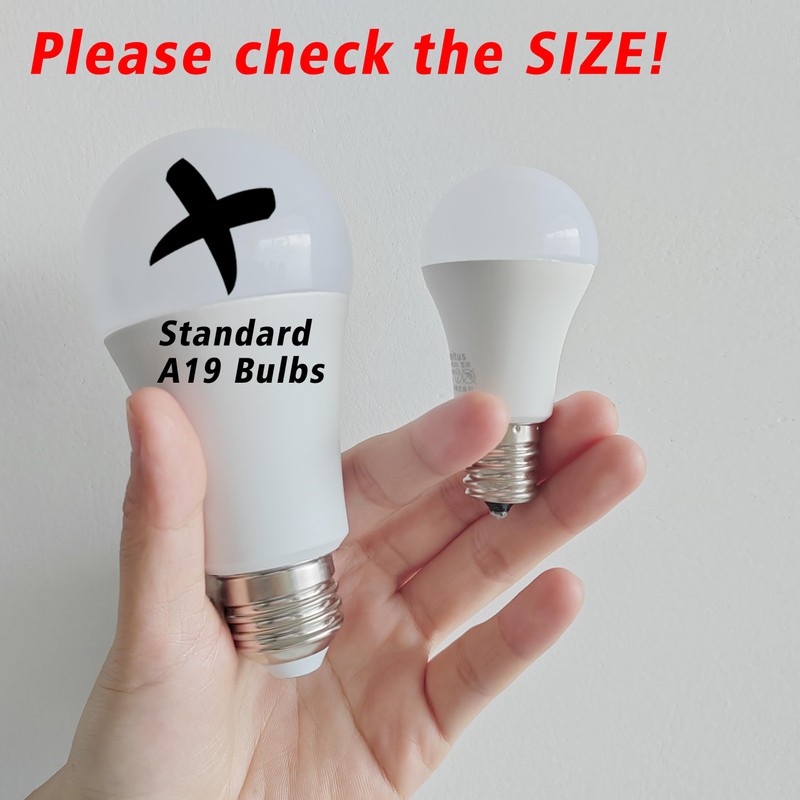 Heifymi E17 Intermediate Base LED Bulb, 5 Watts(40 Watts Equivalent),