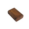 speed mao Stylish Simple Rectangle Toothpick Holder, Brown