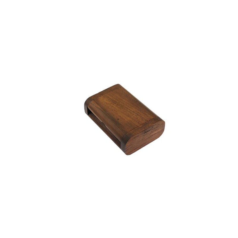 speed mao Stylish Simple Rectangle Toothpick Holder, Brown
