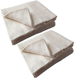 Crib Batting for Quilting or Patchwork,2PCS 45"X60" Warm and Natural Quilting Cotton Batting Fabric for Sewing