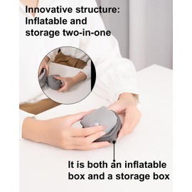 EJOY Inflatable Neck Brace & Travel Pillow - Adjustable Cervical Collar for Posture Support, Sleeping, and Travel - Lightweight & Portable Neck Support for Men & Women