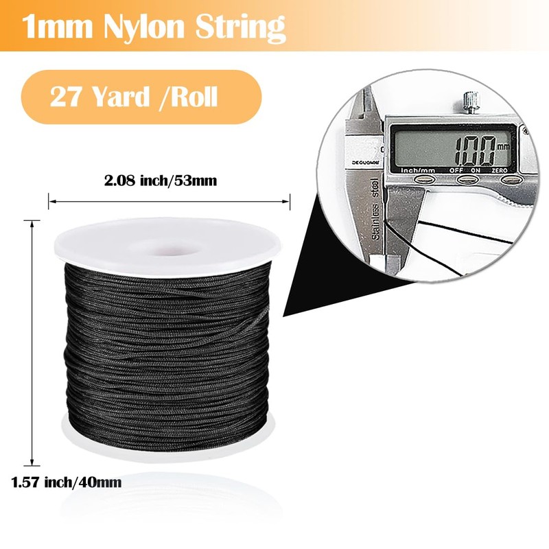 Suo Long 15 Colours Nylon String 1mm for Bracelet Making