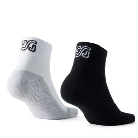 [ONEHUNDRED ATHLETIC] NODAL x 100A SHORT SOCKS SET, multicolor (black / white)