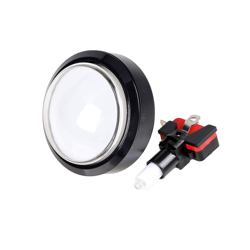 EG STARTS 5X New 60mm Dome Shaped LED Illuminated Push