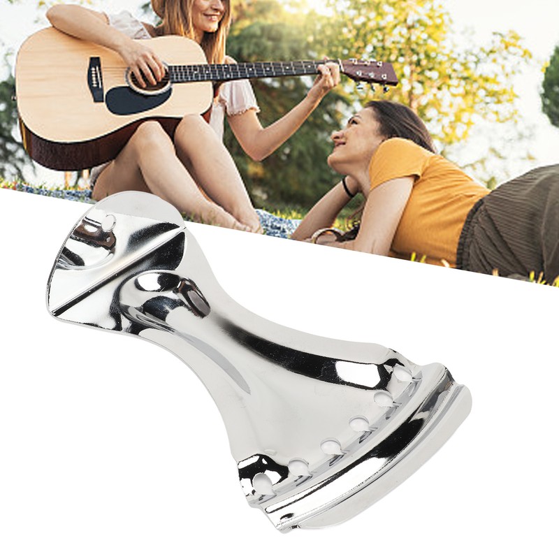 Guitar Tailpiece with Mounting Holes Zinc Alloy Tailpiece Replacement for