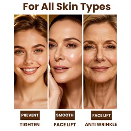 Akissos Gen II 3 in 1 Collagen Face Tape for Wrinkles Overnight, Anti Wrinkle Facial Patches for Sleep, Smile Lines, Forehead, Frown 11, Eye & Neck, Versatile Face Lift Tape for Women Men, 2.5cm*500cm