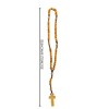 Holy Land Olive Wood Rosary - Handcrafted Prayer Beads with