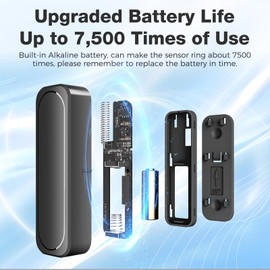 Door Chime, Satisure Wireless Door Sensor Chime When Door Opens, Door Alarms for Kids Safety/Business/Home/Hearing Impaired with 700Ft Range 58 Chimes 5 Volume Levels