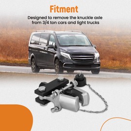 maXpeedingrods Heavy Duty Pitman Arm Puller with Adapter, Adjustable 2 Jaw Bearing Puller Removal Tool for Pitman Arms, Bearings, Collars, Gears