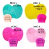 Veraly Duo Cepillo Exfoliante Facial Silicona Tapete Limpia Brocha