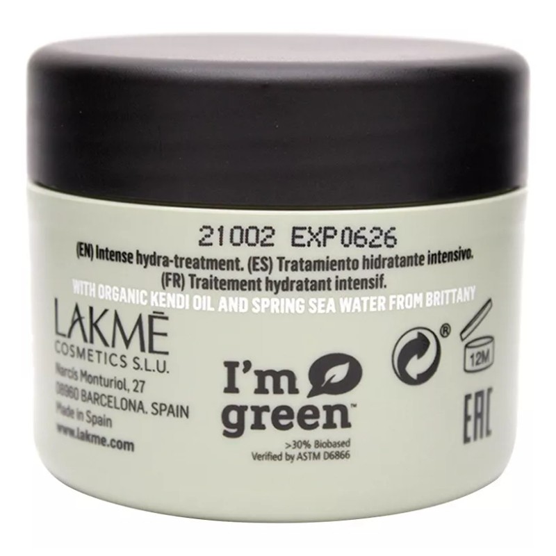 Lakmé Tratamiento Natural Hidratante Lakme Organic Balance 2pzas.