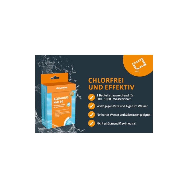 Steinbach Aquarius Kids 50 Pool Care Algaecides, 0753655TDCG