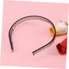 BIUDECO 3pcs Metal Teeth Comb Hairband Headband 80 Long Teeth