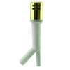 Westbrass Air Gap Kit with Standard Brass Cap, Polished Brass,
