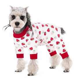 Dog Surgery Recovery Suit, Dog Onesie for Surgery Female Male Dogs, Dogs Pajamas Long Sleeve, Small Dogs Onesie, Abdominal Wound Bandages Surgical Suit, Cat Recovery Suit for Shedding Skin Disease