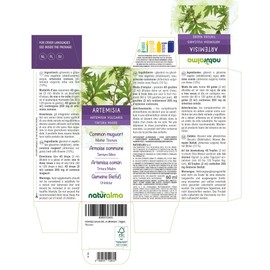 Common Mugwort (Artemisia vulgaris) herb with Flowers Alcohol-Free Mother Tincture Naturalma - Liquid Extract Drops 60 ml - Food Supplement - Vegan