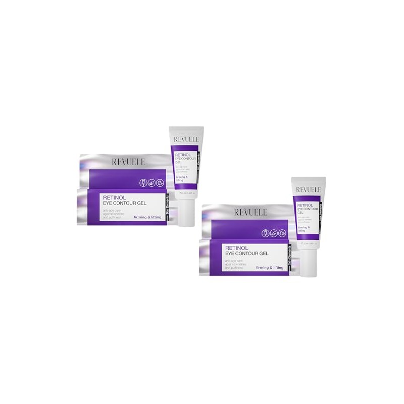 REVUELE RETINOL AUGENKONTURGEL 2 Pack. 2x25ml