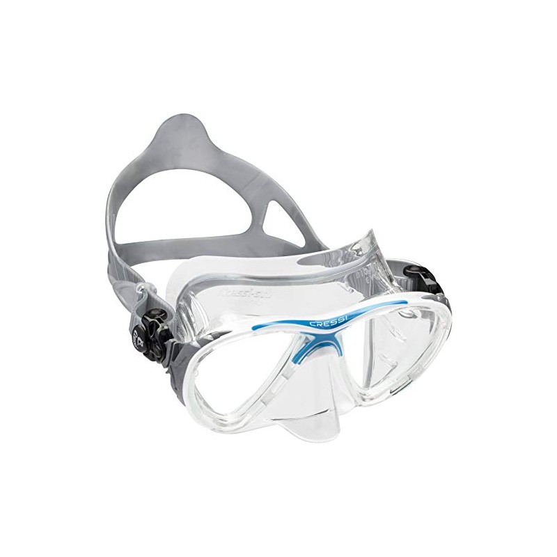 Cressi Big Eyes Evolution Crystal, white/blue