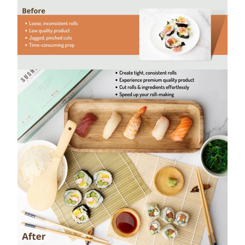 Silk Chef Sushi Kit - Sushi Making Kit For Beginner