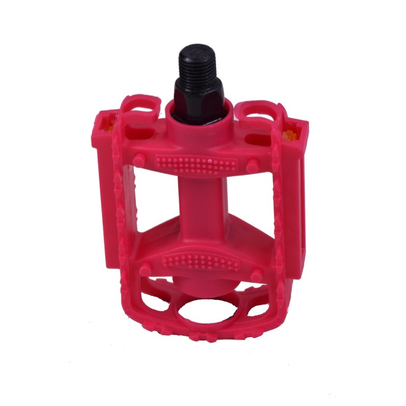 Ammaco Kids Bike Bicycle Pedals Girlie Pink Plastic 1/2" Thread