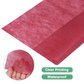 M METERXITY 114 Sheet Korean Cotton Wrapping Flower Paper - Floral Wrapping Paper Waterproof Bouquet Wrapping Paper Apply to Gift Packaging(11.8x11.8inches, Red+Pink+Beige)