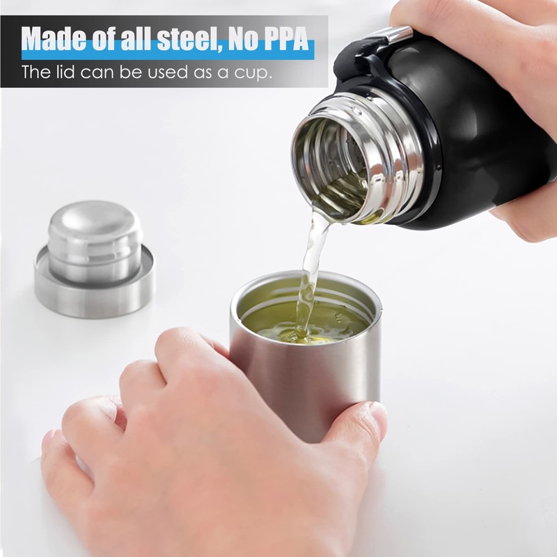 Insulated vacuum Thermo Bottle 1500ml/50.7oz with cup Stainless steel coffee