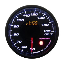 Autogauge (Auto Gauge) Oil Heat Meter, 60 mm, 60 φ Additional Meter Made in Japan Stepping Motor Technology Smoke Warning Function 360 Series 360ot