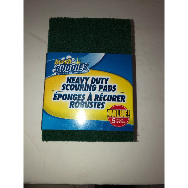 Scrub Buddies 1-5 Pack Scrub Buddies Heavy Duty Scouring Pads-RARE
