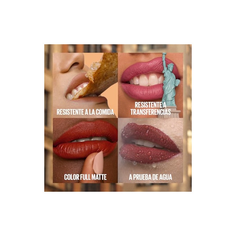 Maybelline Superstay Matte Ink, Labial Líquido Mate de Larga Duración,