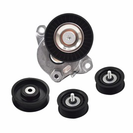 WFLNHB Drive Belt Tensioner with Idler Pulleys 2722000270 Replacement for Mercedes E350 E550 G550 GL550 C300 C350 ML350