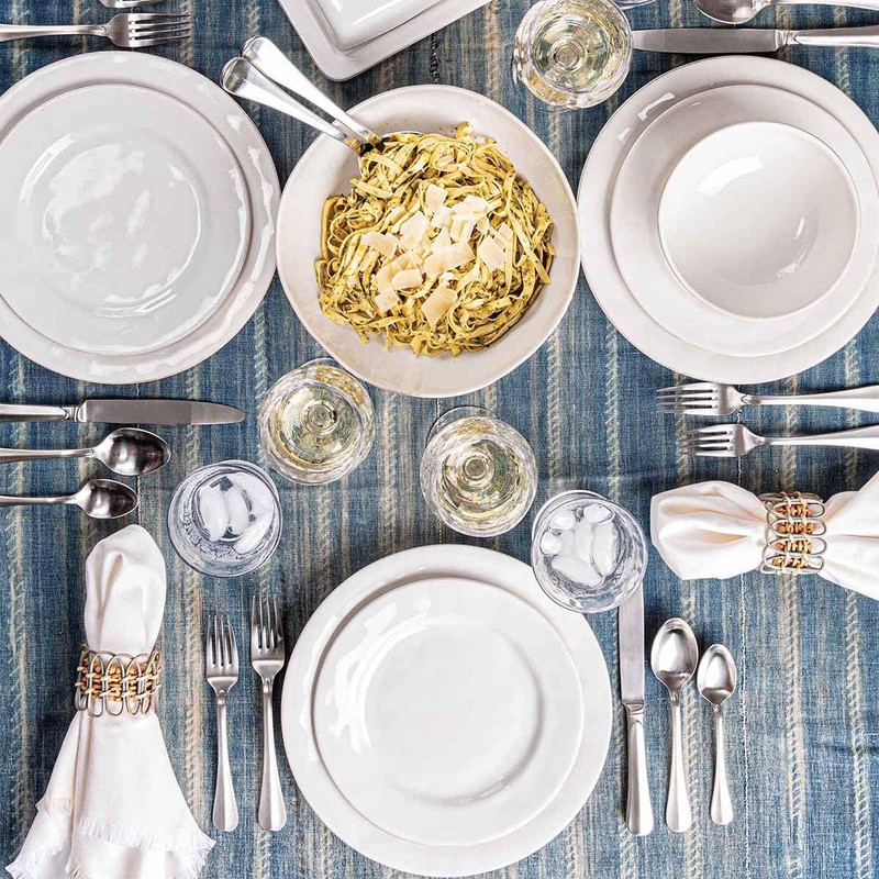 Juliska Puro Footed Fruit Bowl - Whitewash