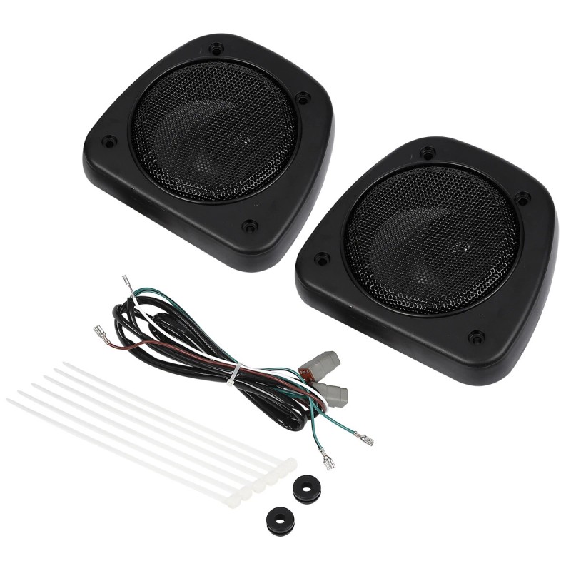 TCMT Lower Fairing Audio Speakers W/Wiring Harness Fit For Harley