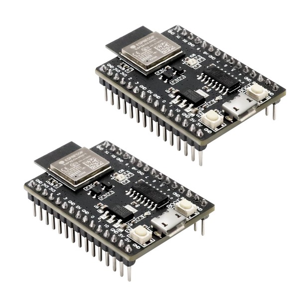 ESP32-C3 ESP32-C3-DevKitM-1 Development Board, 2 Pieces ESP32-C3 Core Board 4MB