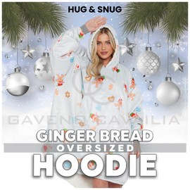 Adults Xmas Hoodie Blanket | Christmas Hooded Blanket | Best Xmas Gift