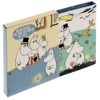 Sunstar Stationery S2825260 Moomin Sticky Notes, Book-shaped, Blue