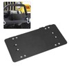 License Plate Bracket Black Stainless Steel Winch License Plate Holder