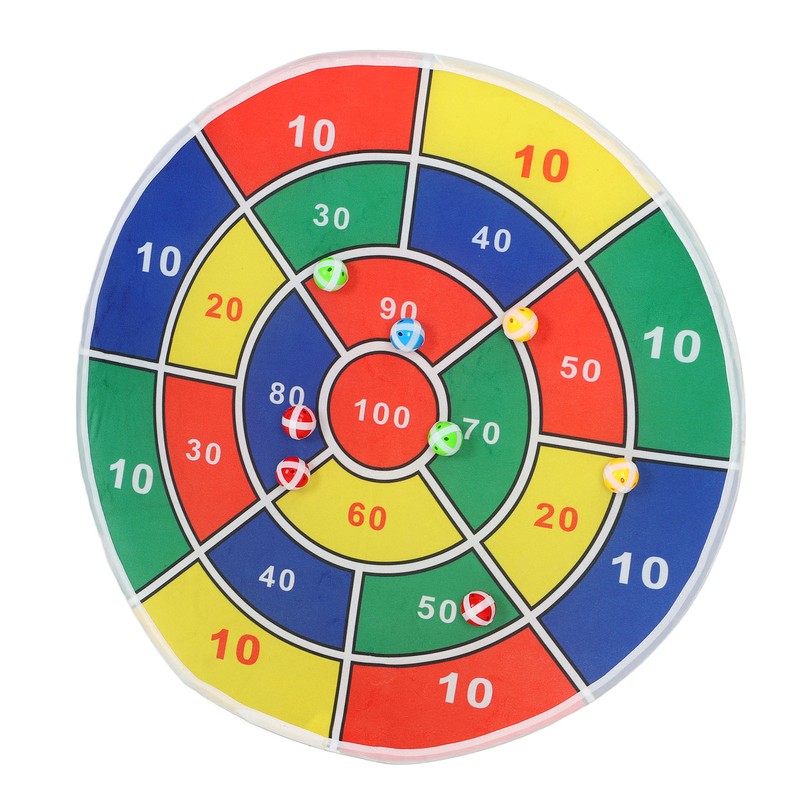 Dart Board for Kids LED Lighting Foldable Flannel Dart Board