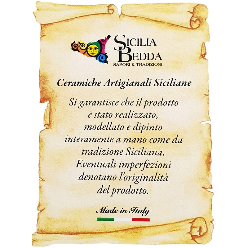 Sicilia Bedda - SICILIAN Moro Heads in CALTAGIRONE Ceramic -