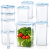 LemonRoad 9 Set Vacuum Seal Storage Food Containers with Lids