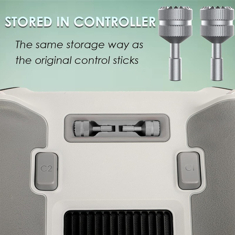 EatPitaya Controller Stick for DJI Mini 3 Pro,Metal Aluminium Joystick