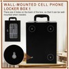 Consfly Cell Phone Locker Box, Thickened Steel Cell Phone Storage